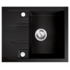 FDesign Carioca Zlewozmywak granitowy jednokomorowy 58x48 cm grafitowy FD9-12-4858-22