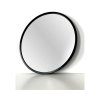 Faneco Scandi Lustro ścienne 80 cm czarny mat  M80MBL