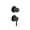 Fantini Nostromo Bateria wannowo-prysznicowa podtynkowa czarny mat 5013G489B