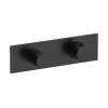 Fantini Nostromo Bateria wannowo-prysznicowa termostatyczna podtynkowa czarny mat 8713G573B