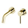 Fdesign Flusso Bateria umywalkowa podtynkowa złota FD1-FLS-3PA-55 