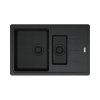 Franke Basis BFG 651-78 Zlewozmywak granitowy półtorakomorowy 78x50 cm onyx 114.0741.180
