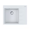 Franke Centro CNG 611-62 TL Fragranit+ Zlewozmywak granitowy jednokomorowy 62x50 cm prawy biały polarny 114.0633.130