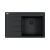 Franke Centro CNG 611-78 TL Zlewozmywak granitowy jednokomorowy 78x50 cm prawy onyx 114.0740.848