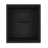Franke Kanon KNG 110-37 Zlewozmywak granitowy jednokomorowy 41x46 cm czarny mat 125.0721.149