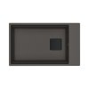 Franke Kanon KNG 110-62 Zlewozmywak granitowy jednokomorowy 76x46 cm łupkowy szary/czarny mat 125.0737.897