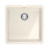 Franke KubusX KXK 110-41 Zlewozmywak ceramiczny jednokomorowy 45,4x44,5 cm kremowy 126.0738.287