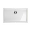 Franke KubusX KXK 110-71 Zlewozmywak ceramiczny jednokomorowy 74,5x45,4 cm biały 126.0738.294