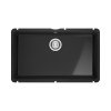 Franke KubusX KXK 110-71 Zlewozmywak ceramiczny jednokomorowy 74,5x45,4 cm onyx 126.0738.296