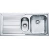 Franke Logica Line LLX 651 Zlewozmywak stalowy półtorakomorowy 100x50 cm jedwab stalowy 101.0085.812