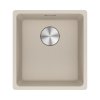 Franke Maris MRG 110-37 Zlewozmywak granitowy jednokomorowy 43,3x40,3 cm orzechowy/stal szlachetna 125.0751.399