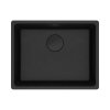 Franke Maris MRG 110-52 Zlewozmywak granitowy jednokomorowy 55,3x43,3 cm onyx/czarny mat 125.0740.842