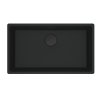 Franke Maris MRG 110-72 Zlewozmywak granitowy jednokomorowy 75,3x43,3 cm czarny mat 125.0697.757