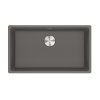 Franke Maris MRG 110-72 Zlewozmywak granitowy jednokomorowy 75,3x43,3 cm kamienny szary 125.0687.262