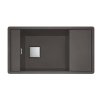 Franke Fresno FSG 611-88 Zlewozmywak granitowy jednokomorowy 87,7x49,5 cm łupkowy szary 114.0716.334
