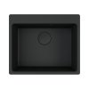 Franke Maris MRG 610-54 Zlewozmywak granitowy jednokomorowy 59x50 cm czarny mat 114.0693.579