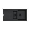 Franke Maris MRG 651-97 Zlewozmywak granitowy półtorakomorowy 97x50 cm onyx 114.0741.201