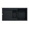 Franke Maris MRG 651-97 Zlewozmywak granitowy półtorakomorowy 97x51 cm czarny mat 114.0693.531