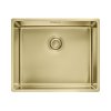 Franke Mythos BXM 210/110-50 Zlewozmywak stalowy jednokomorowy 54x45 cm złoty 127.0627.586