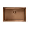 Franke Mythos BXM 210/110-68 Zlewozmywak stalowy jednokomorowy 72,5x45 cm miedziany 127.0627.592