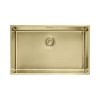Franke Mythos BXM 210/110-68 Zlewozmywak stalowy jednokomorowy 72,5x45 cm złoty 127.0627.591