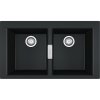 Franke Sirius 2.0 S2D 620 Zlewozmywak dwukomorowy 86x50 cm Tectonite onyx 143.0618.688