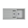 Franke Sirius 2.0 S2D 651-100 Zlewozmywak półtorakomorowy 100x50 cm Tectonite kamienny szary143.0618.682