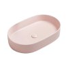 Galatea Design Bujur Umywalka nablatowa 60x38 cm różowy mat GD78330DTMP