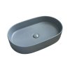 Galatea Design Bujur Umywalka nablatowa 60x38 cm sky mat GD78330DTMHL