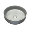 Galatea Design Bulat Umywalka nablatowa 39 cm jasny szary mat GD112DTMH