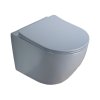 Galatea Design Bulat Zestaw Toaleta WC Rimless bez kołnierza krótka + deska wolnoopadająca sky mat GDB2342MHL