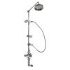 Galatea Design Retro Zestaw wannowo-prysznicowy natynkowy termostatyczny z deszczownicą chrom GDH112CHR