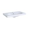 Geberit Acanto Umywalka wisząca lub meblowa 75x42 cm z otworem na baterię z przelewem biały z powłoką KeraTect 500.632.01.8