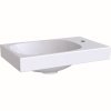Geberit Acanto Umywalka wisząca lub meblowa mała 45x25 cm z otworem na baterię biała 500.635.01.2