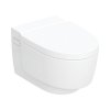 Geberit AquaClean Mera Comfort Zestaw Toaleta WC myjąca TurboFlush bez kołnierza + deska wolnoopadająca biały z powłoką KeraTect 146.212.11.1