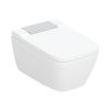 Geberit AquaClean Sela Square Toaleta WC myjąca TurboFlush bez kołnierza biała/chrom z powłoką KeraTect 146.250.21.1