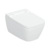 Geberit AquaClean Sela Square Toaleta WC myjąca TurboFlush bez kołnierza biała z powłoką KeraTect 146.250.01.1