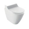 Geberit AquaClean Tuma Comfort Toaleta WC myjąca 52,3x36 cm bez kołnierza + deska biała/szkło 146.310.SI.1