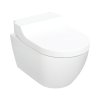 Geberit AquaClean Tuma Comfort Zestaw Toaleta WC myjąca  bez kołnierza + deska wolnoopadająca biały z powłoką KeraTect 146.290.11.1