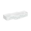 Geberit Bambini Umywalka wisząca 140x39 cm dziecięca potrójna bez otworów na baterie biały alpin/zielony/jasnozielony mat 502.976.79.2
