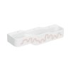 Geberit Bambini Umywalka wisząca 140x39 cm dziecięca potrójna biały alpin/czerwony/pomarańczowy mat 502.976.FY.1