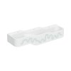 Geberit Bambini Umywalka wisząca 140x39 cm dziecięca potrójna biały alpin/zielony/jasnozielony mat 502.976.79.1