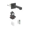 Geberit Brenta Bateria umywalkowa bezdotykowa podtynkowa zasilanie generatorowe z mieszaczem 22 cm czarny mat z powłoką easy-to-clean 116.296.14.1