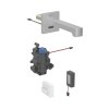 Geberit Brenta Bateria umywalkowa termostatyczna bezdotykowa podtynkowa zasilanie bateryjne 22 cm imitacja stali nierdzewnej/szczotkowany powlekany easy-to-clean 116.298.SN.1
