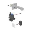 Geberit Brenta Bateria umywalkowa termostatyczna bezdotykowa podtynkowa zasilanie sieciowe 22 cm imitacja stali nierdzewnej/szczotkowany powlekany easy-to-clean 116.297.SN.1