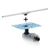 Geberit CleanLine20 Kompletny ruszt do odpływu liniowego standard 90 cm stal nierdzewna szczotkowana 154.450.KS.1+154.150.00.1