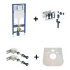 Geberit Duofix DuoFresh Sigma Zestaw Stelaż do WC H112 + kostkarka chrom połysk + wsporniki + mata 111.320.00.6+115.062.21.1+111.815.00.1+LEMATA
