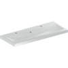 Geberit iCon Light Umywalka meblowa 120x48 cm z 2 otworami na baterię z przelewem biała 501.837.00.1