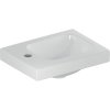 Geberit iCon Light Umywalka meblowa 38x28 cm lewa z otworem na baterię biała 501.831.00.1