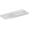 Geberit iCon Light Umywalka meblowa podwójna 120x48 cm bez otworów na baterie bez przelewów biała 501.838.00.7
